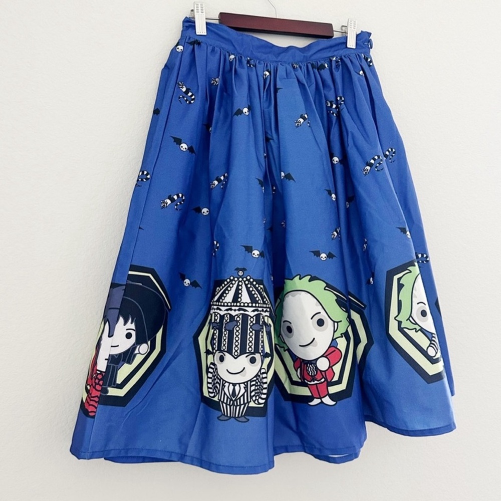 SOLD - Beetlejuice Characters Gellar Swing Skirt - Picture 9 of 11